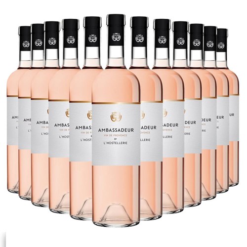 Case of 12 Ambassadeur Cotes de Provence Rose 75cl Rose Wine